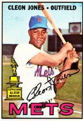 1967 Topps Baseball Cards      165     Cleon Jones